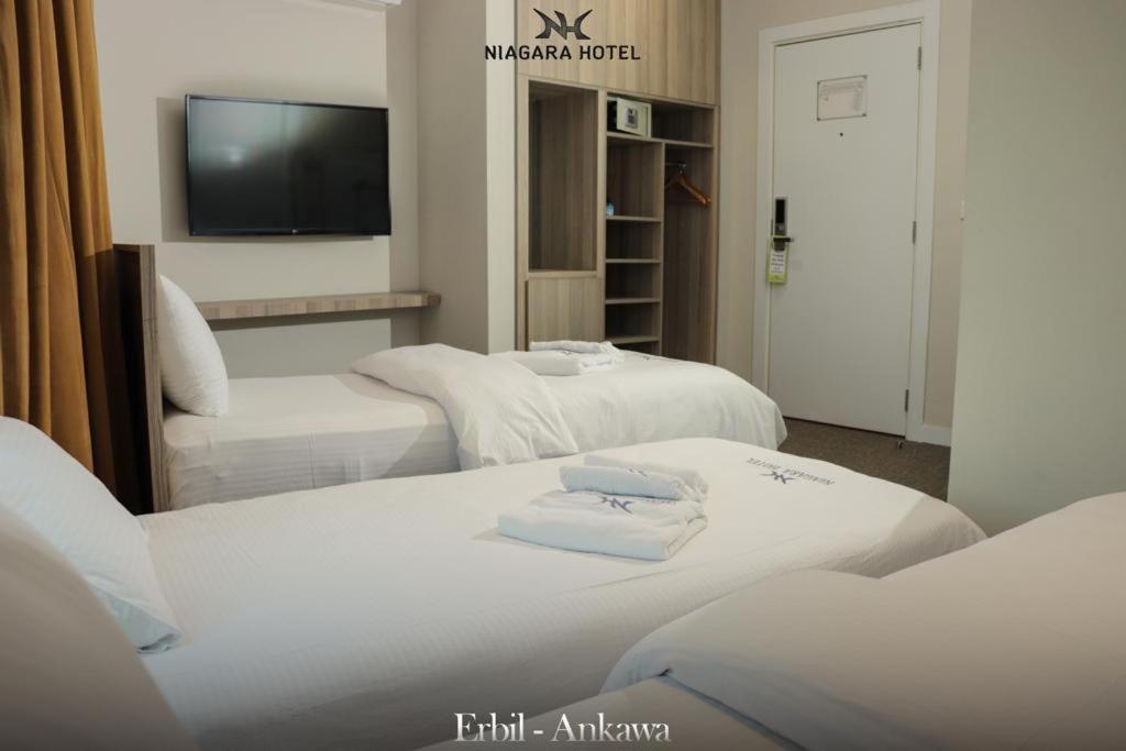 Niagara Hotel Arbil Exterior foto